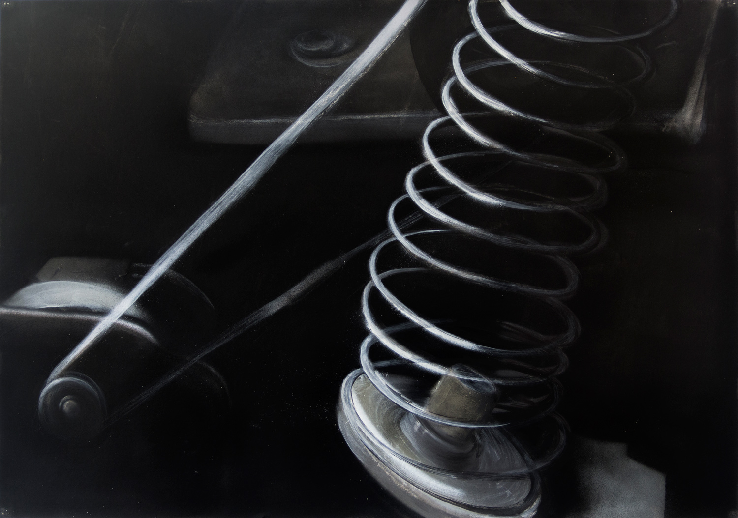Machine II; 100 x 70 cm; Acrylics on Paper; 2014