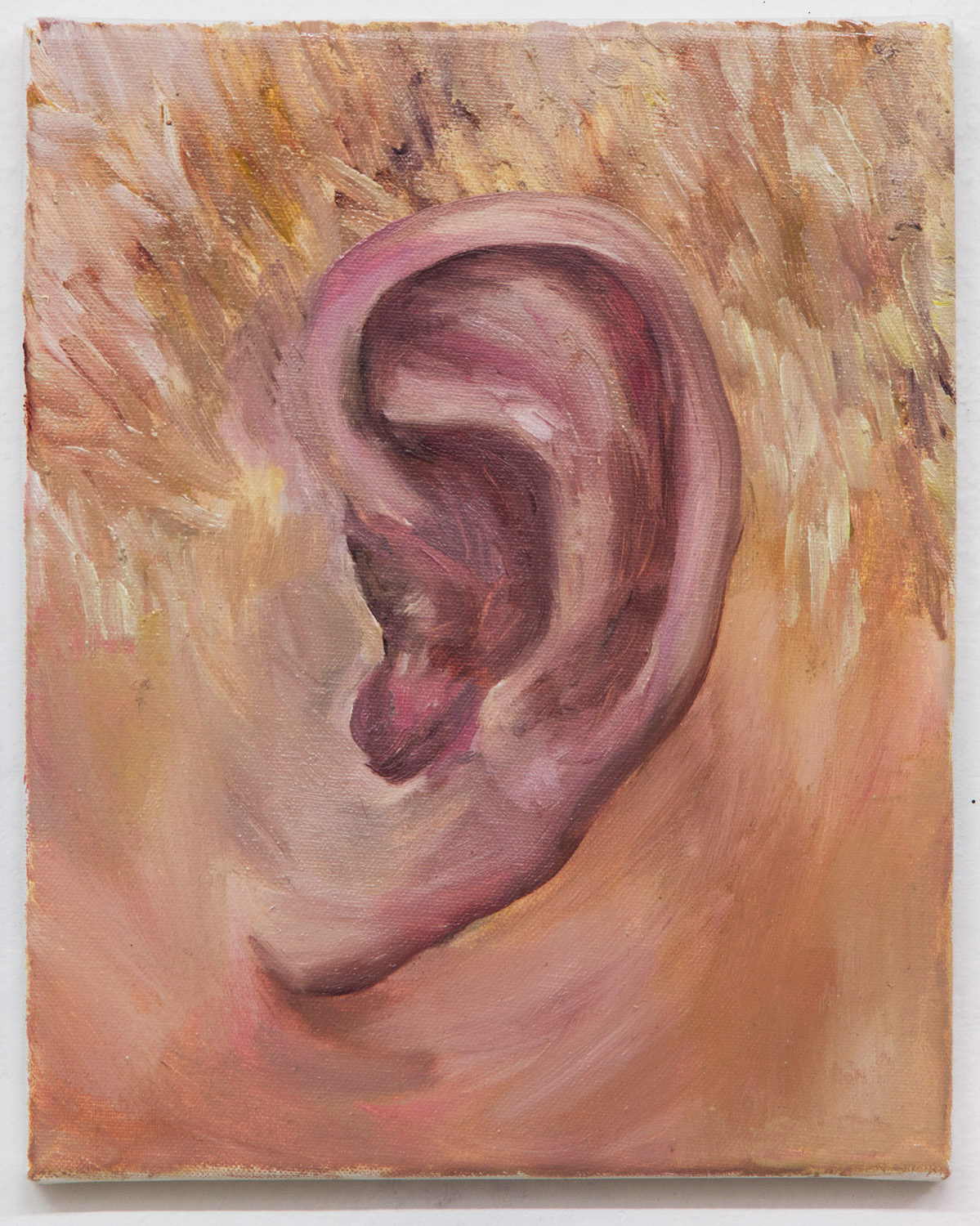 From the "Ear Collection"; 24 x 30 cm; oil on canvas; 2018
