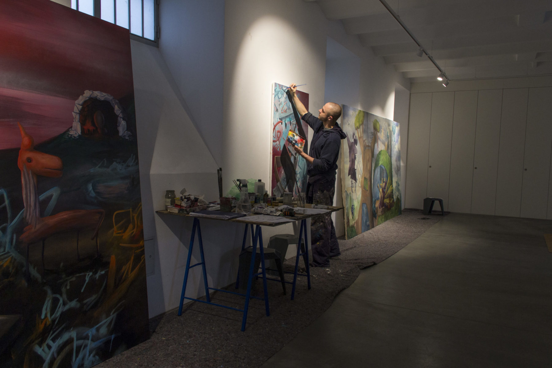 Residency @ Bildraum Studio / Ankerbrotfabrik, Vienna - December 2021 and January 2022