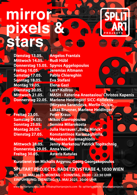 Short Movie Screening / 4 Movies + Artist Talk at 20:00 on the 16th of May 2025 / Split Art Project, 1030 Vienna